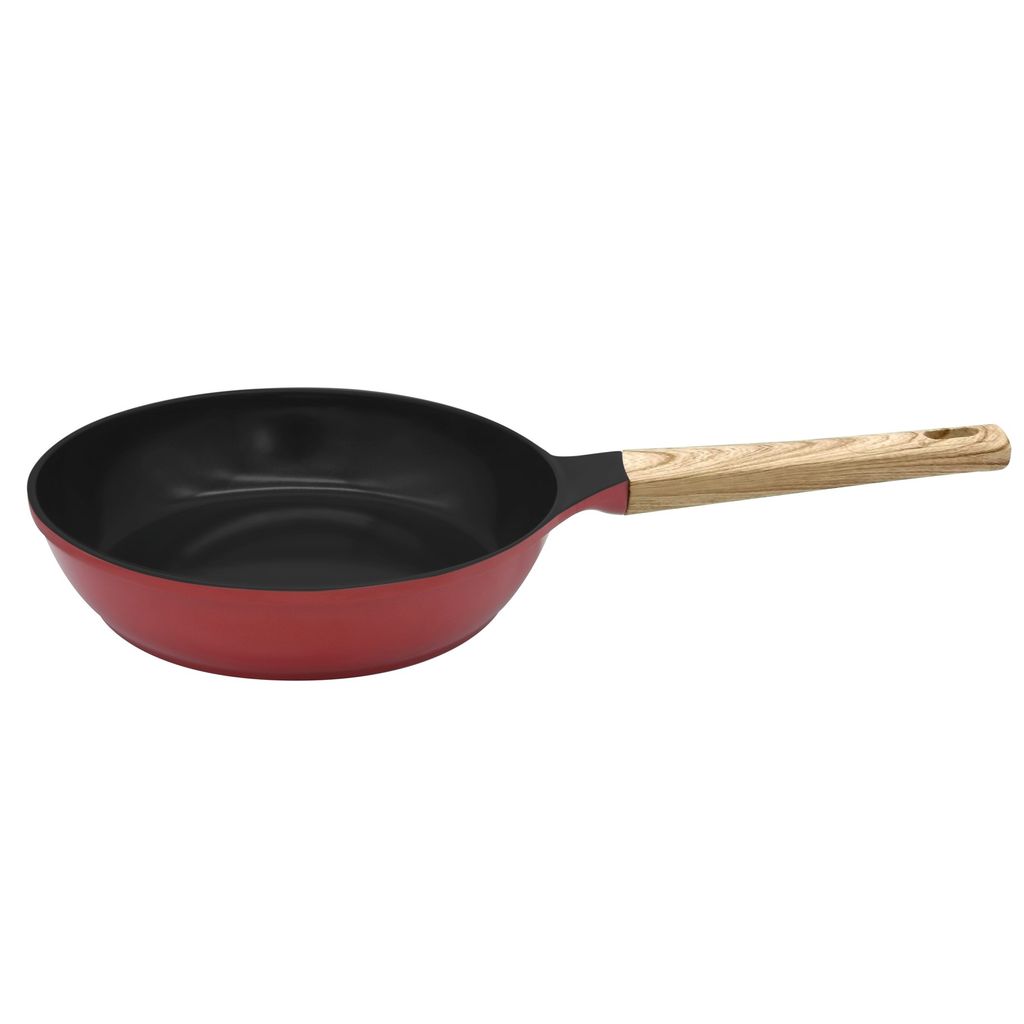Poêle rouge 28 cm - Visuel 0